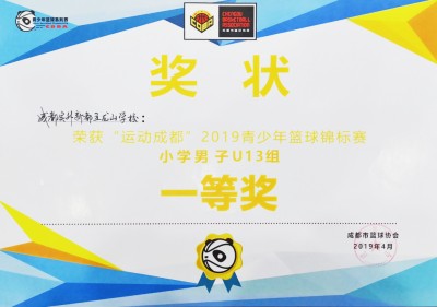 2019青少年籃球錦標(biāo)賽一等獎(jiǎng)