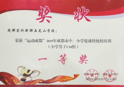 2019年成都市中、小學(xué)籃球傳統(tǒng)校比賽冠軍