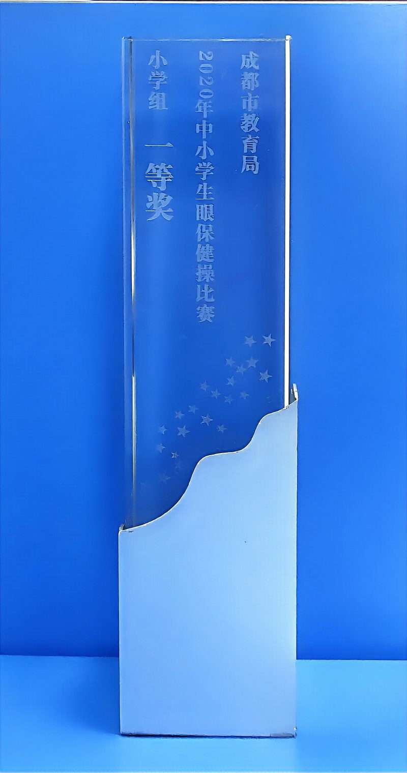 2020年中小學(xué)生眼保間操比賽小學(xué)組：一等獎(jiǎng)  獎(jiǎng)杯