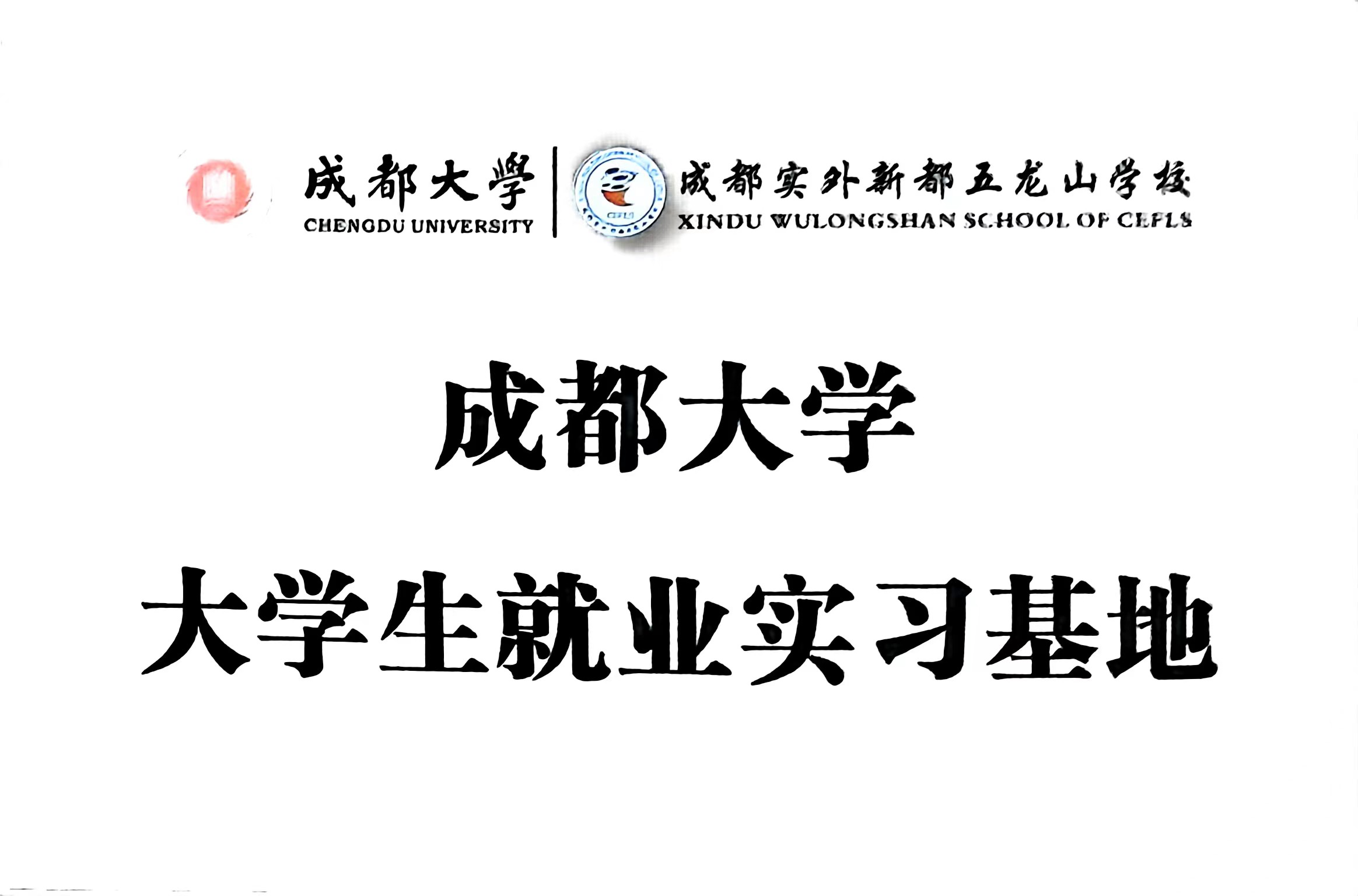 成都大學(xué)大學(xué)生就業(yè)實(shí)習(xí)基地